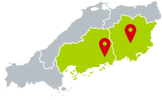 対応エリアMAP